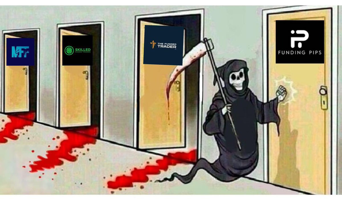 gabriellebarile's tweet photo. These firms are just getting wiped out. 
My forex funds 
Skilled funded traders 
The funded trader 
Dei 
Funding pips next? 
Who else do you think will close shop? https://t.co/7NEp5AJEKY