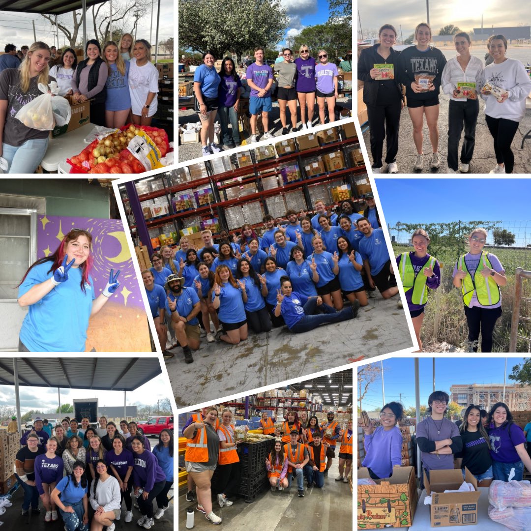 We hope everyone is having an amazing summer, but we sure miss our Texans! Tarleton Serves is nothing without our wonderful volunteers!! 🤩💜