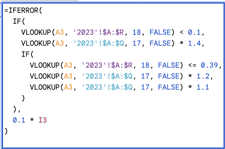 I just prompted ChatGPT for 20 minutes to help me create a formula that I would never, in a thousand years, have been able to make by myself. I always think of the process as a conversation and it seems to produce better results :)