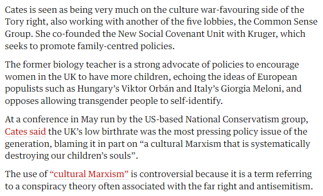 docrussjackson's tweet image. The Christian right has been making inroads into government for years. While still relatively niche in UK politics, its growing influence is hard to ignore. Christian MPs Miriam Cates, Danny Kruger, Jacob Rees-Mogg, &amp;amp; other influential Christian thinkers spoke at #NatCon2023.