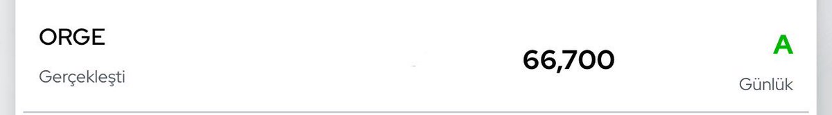 66.70 maliyetle #orge ekledim düşerse ekleme yapacağım