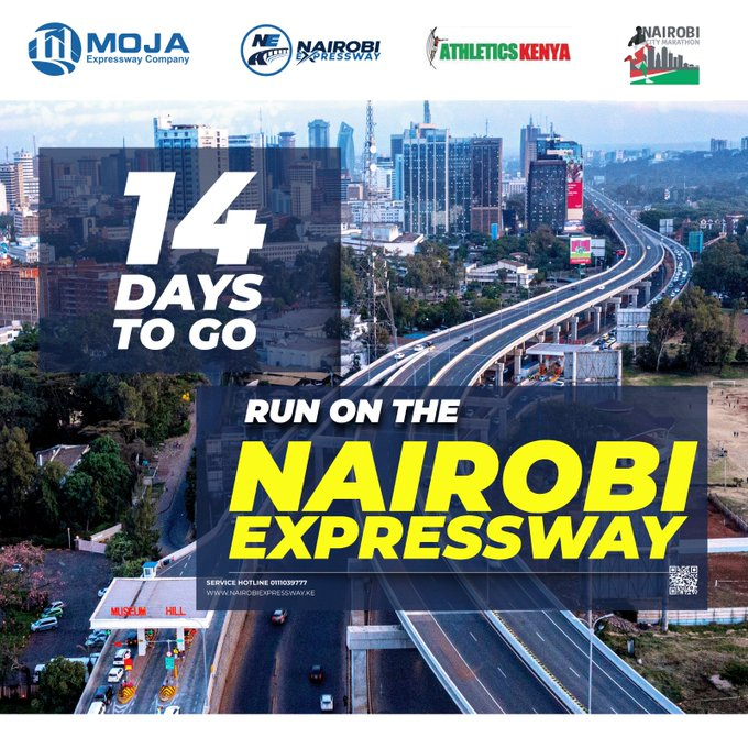k254NairobiNews's tweet photo. The annual Expressway dubbed "Nairobi City Marthon" 
has been postponed from earlier scheduled 7th July 2024 to now >>>September 8th,2024.

Keep Registering,The Future Is Bright!

Follow: @k254nairobiNews 

#KeepPeace #NairobiExpressway #NairobyCityMarathon  #MojaExpressway https://t.co/XSSHt69Cyx