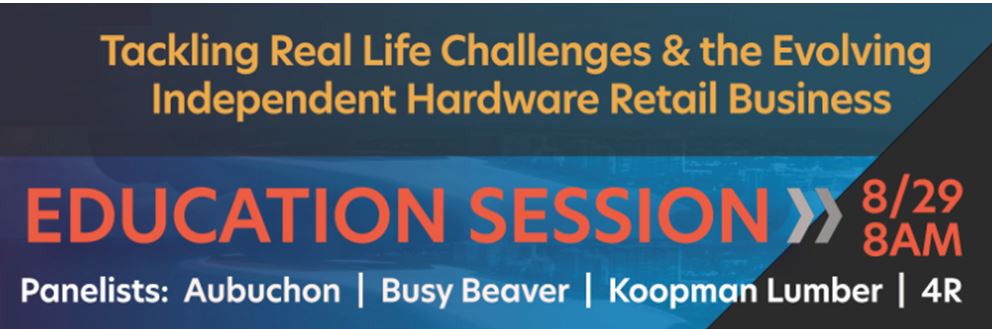 Attending the IHI Conference in August? Join our panel discussion about tackling real-life independent hardware retail challenges featuring Jared Brown of Aubuchon Hardware, Adam Gunnett of Busy Beaver and Matt Nichols of Koopman Lumber. bit.ly/3ROJ943