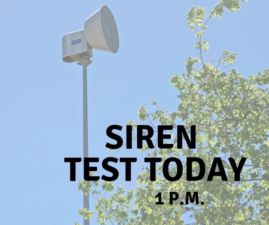 Heads up! The monthly test of the Town's Outdoor Warning Sirens will take place today, July 3, at 1 p.m. To learn more about these sirens, please visit flower-mound.com/outdoorsirens.