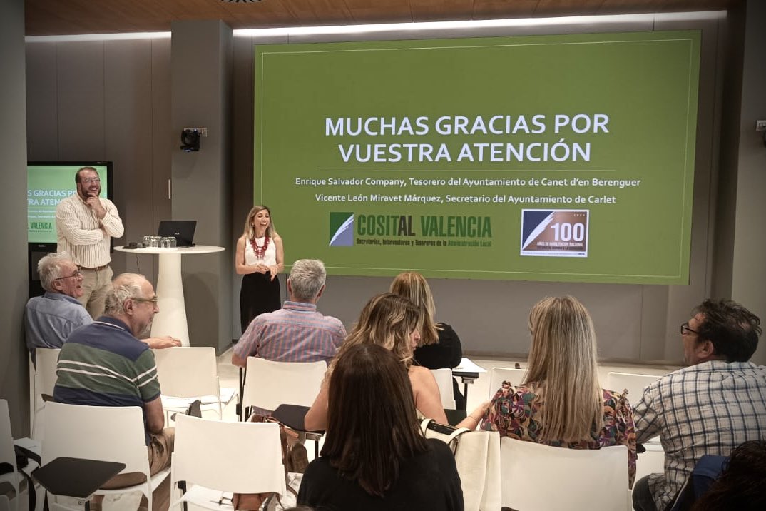 CositalValencia's tweet photo. 📢 #CursoCOSITALVal
🗣️ María Escamilla Faus, presidenta de #COSITALVal, cierra la jornada de hoy en el 📍#SabadellHubEmpresa.
👏 ¡Muchas gracias a todos por la asistencia! https://t.co/a9GmdffAoq