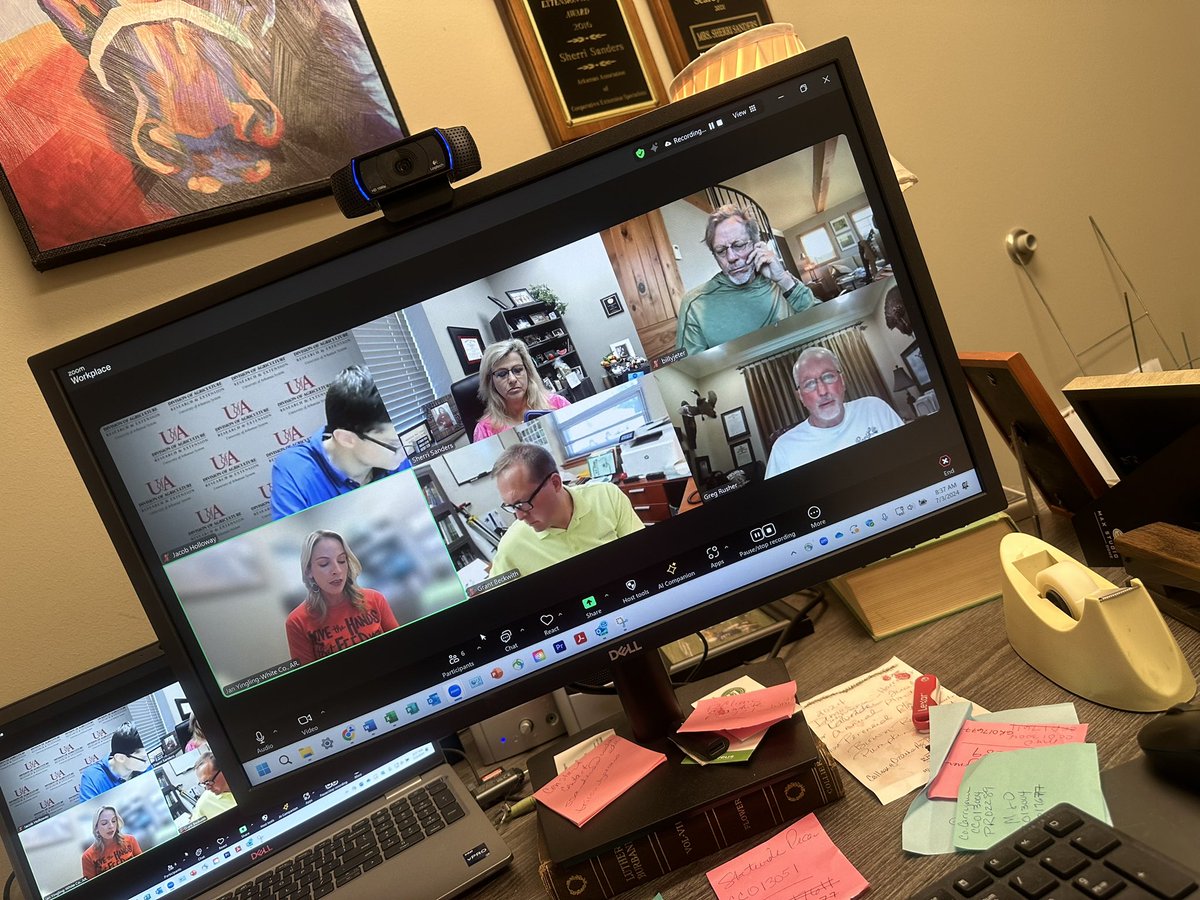 PecanTri's tweet photo. We're on a zoom training this morning with our cooperators!  Jan Yingling is teaching us about irrigation scheduling for pecan orchards. https://t.co/HoPKMtU5gw