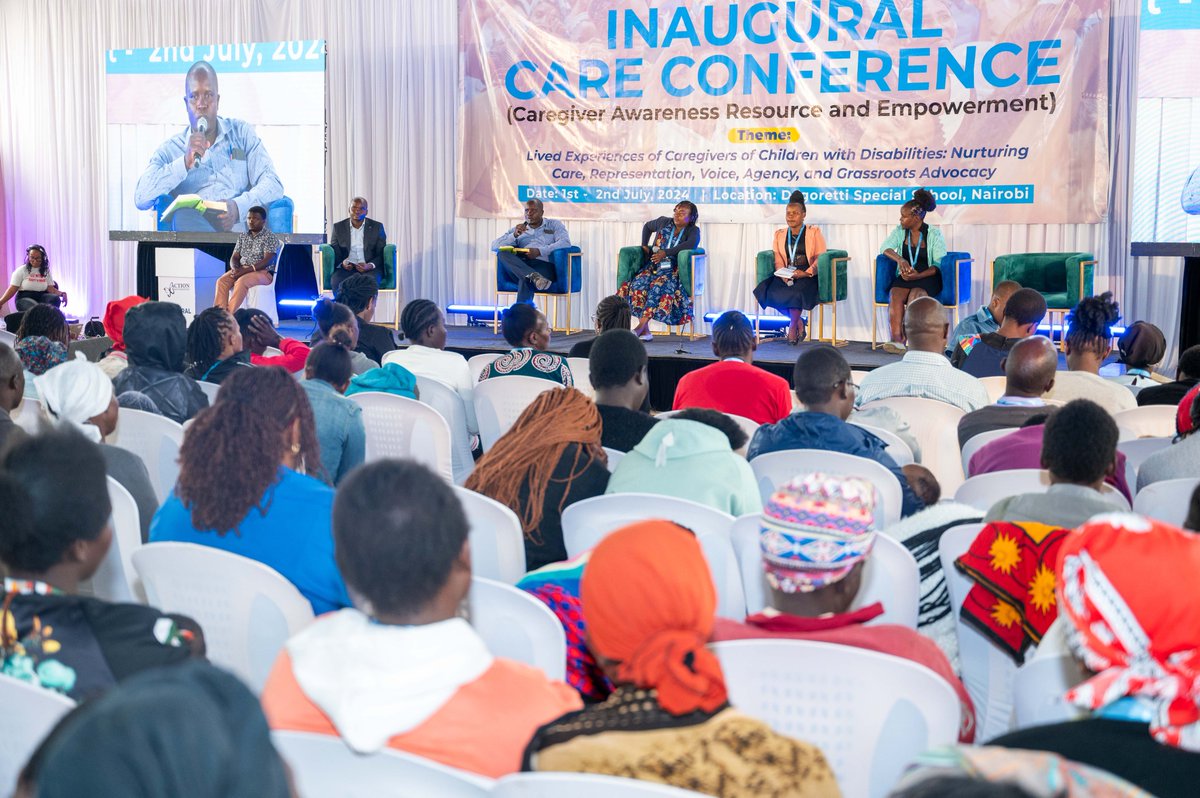 TheActionKenya's tweet photo. Our final panel session brought together leaders from the #caregivers support groups to share their exciting plans. They discussed strategies to legitimize their groups, mobilize resources,&amp; create a more inclusive #community for people with #disabilities. 

#CAREConference24 https://t.co/hZZc6GQUEC