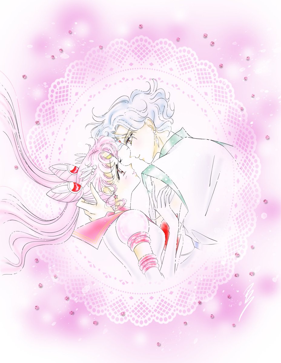 Here’s another full illustration of #SailorMoon and #Helios I made for my fan #Manga 🥰
I was thinking this would be a really nice chapter cover page?