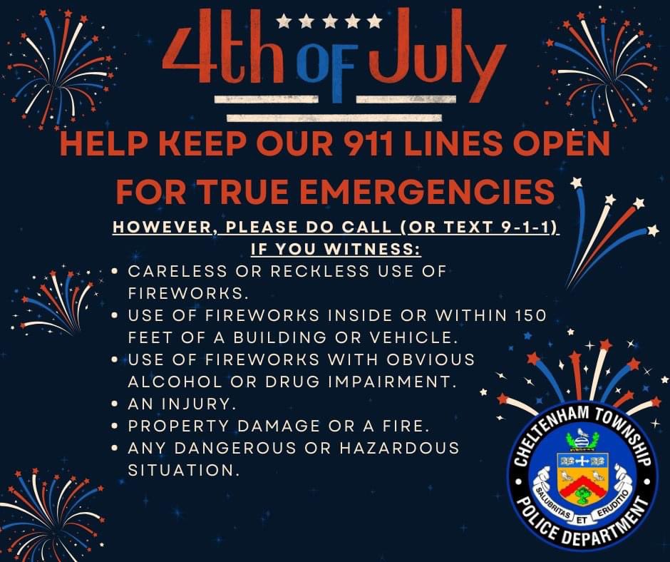 CheltTwpPD's tweet photo. https://t.co/aMDIbIFYTw