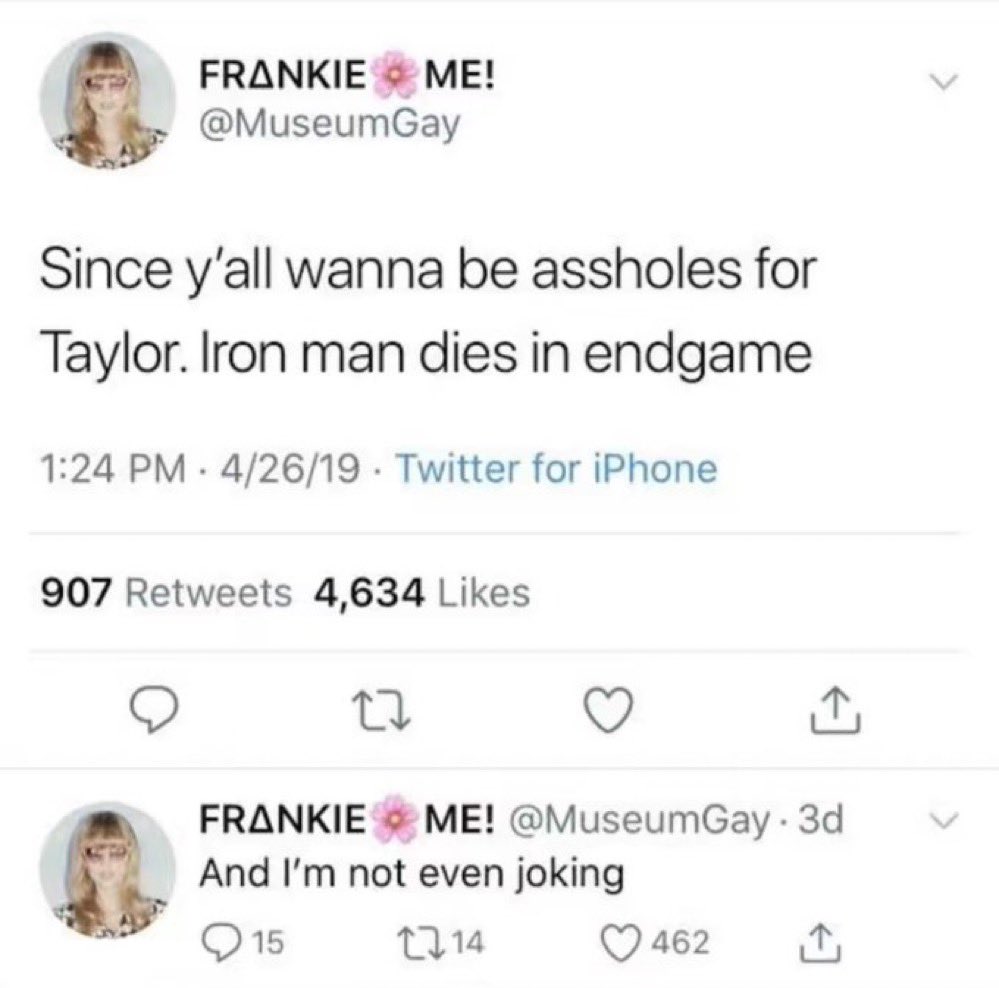 Iconic Tweets on Swiftie Twitter 

Part 2

🧵THREAD