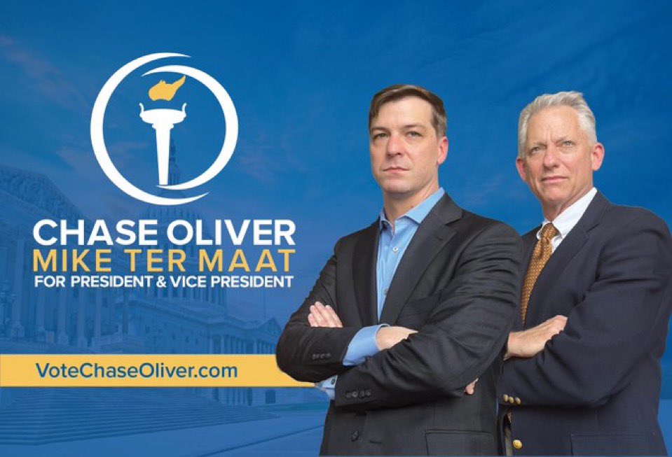 reasonableLP's tweet photo. Stand up for true libertarianism with @ChaseForLiberty and @MikeTerMaat4VP 

#votegold https://t.co/ReWTFdkz7o