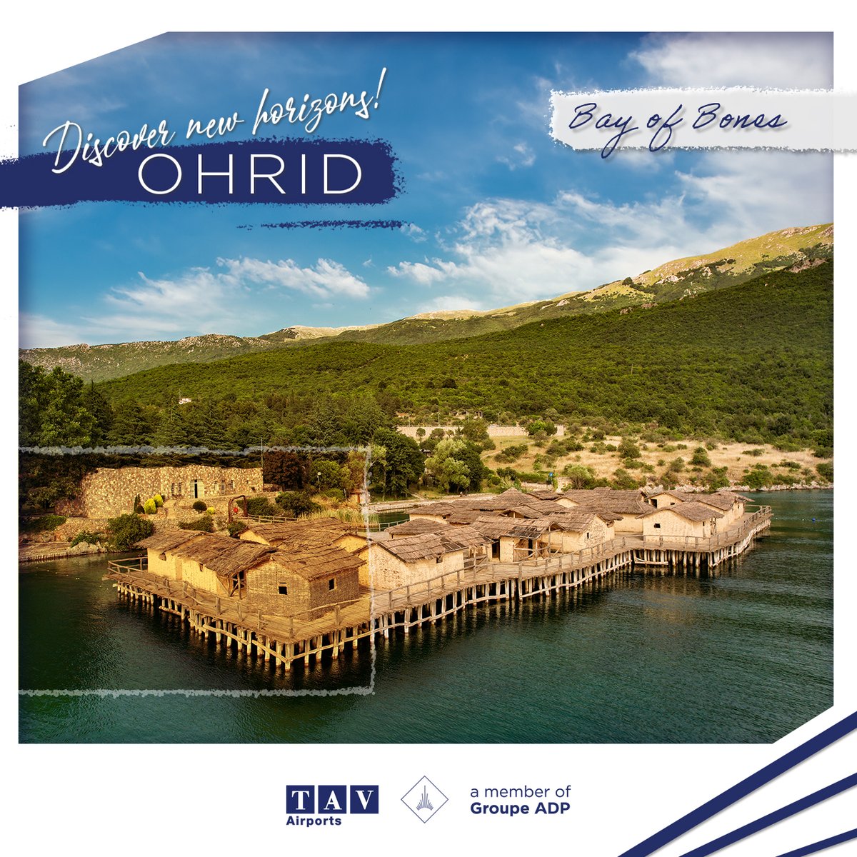 ohridairport's tweet photo. #Discover new horizons!✨️
📍Visit Ohrid and visit the prehistoric settlement in the Bay of Bones.
📜Discover the prehistoric times and will enjoy the waters and shores of Ohrid Lake.💫
#discovernewhorizons
#VisitOhrid
#BayOfBones
#ohridwelcomesyou
#ЗаливотнаКоските https://t.co/RAeI9PXIop