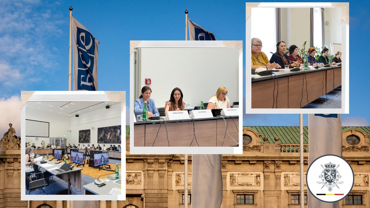 🎙️We highlighted the 🇧🇪 &amp;🇬🇧 initiative in updating the <a href="/OSCE/">OSCE</a> Code of Conduct questionnaire on WPS, the importance of reporting and our 4th National Action Plan 2022-2026 at the Workshop for Central Asian pS on #WPS NAP's. #ASRC

📸: Micky Kroell/OSCE