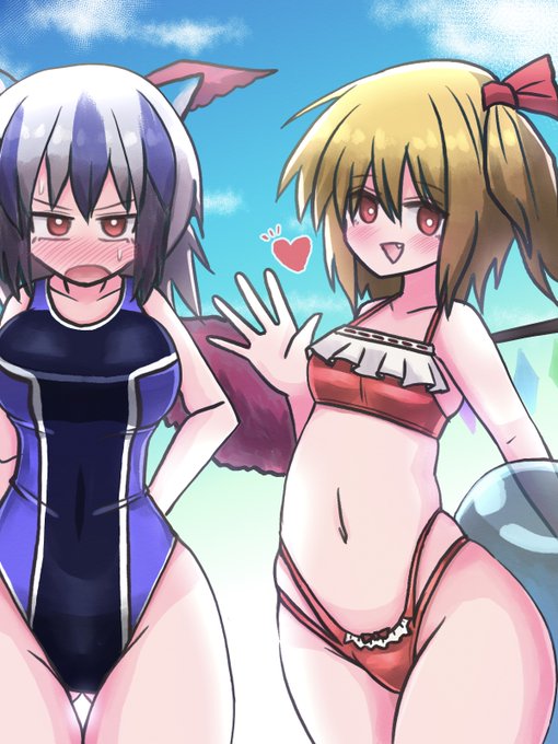 どっちを選べばいいんだ…!?
#東方project #7月4日はフランの日 #7月4日は名無しの日 