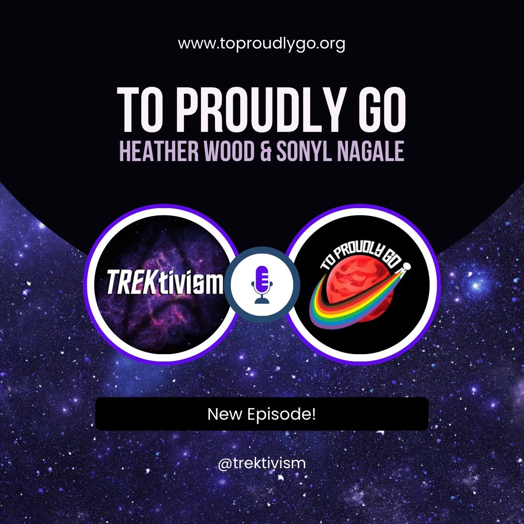 TREKtivism's tweet photo. New Episode!
We are joined by Heather Wood and Sonyl Nagale of To Proudly Go, a 501c3 nonprofit organization that has raised over $10k for queer positive and anti-bullying organizations through fundraising initiatives like their charity drag shows!
https://t.co/rknW5WGYU5… https://t.co/QKBiYW1RCY