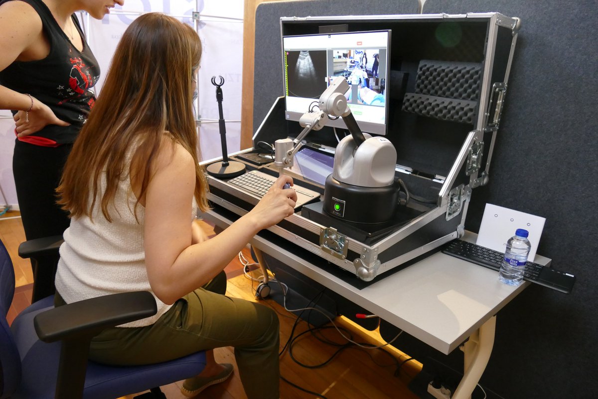 🏥Representantes de <a href="/IPNunes/">IPN</a> <a href="/tecnalia/">TECNALIA</a> y <a href="/SJDbarcelona_es/">Hospital Sant Joan de Déu Barcelona ES</a> han presentado las posibilidades de una solución de tele-ecografía robótica en su aplicación a la formación y/o realización de ecografías de forma remota.

<a href="/EITHealth/">EIT Health</a> 
#ecografia
<a href="/biobizkaia/">IIS Biobizkaia</a>