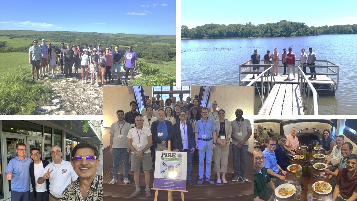PIs and student from #NSF PIRE and #DFG funded MatCom-ComMat research training group or RTG (#KIT #TUD #DECHEMA) gathered <a href="/KStateAlumni/">K-State Alumni Association</a> center for the 7th (and Final!) Workshop of the NSF-funded project. This was the 3rd joint workshop with #MatCom RTG
lnkd.in/grjVm_Zb