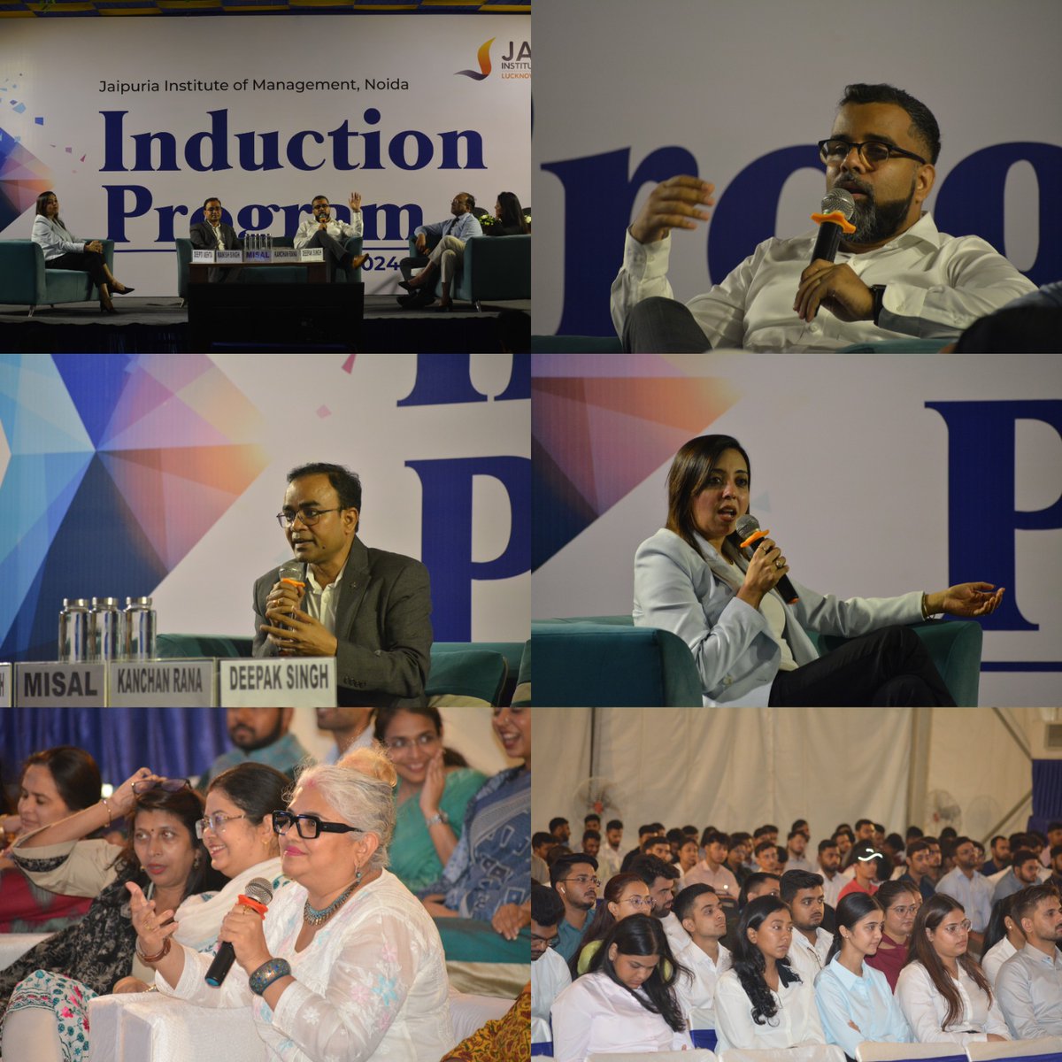 NoidaSmc's tweet photo. On July 3rd, Jaipuria Institute of Management, Noida, hosted a talk on the "Future of Work" with Manish Singh (Blue Star), Deepti Mehra (Interface Microsystems), and Misal (KPMG). They discussed AI's impact on HR, enriching attendees' understanding of work evolution #FutureOfWork https://t.co/qVU7VDQdpt