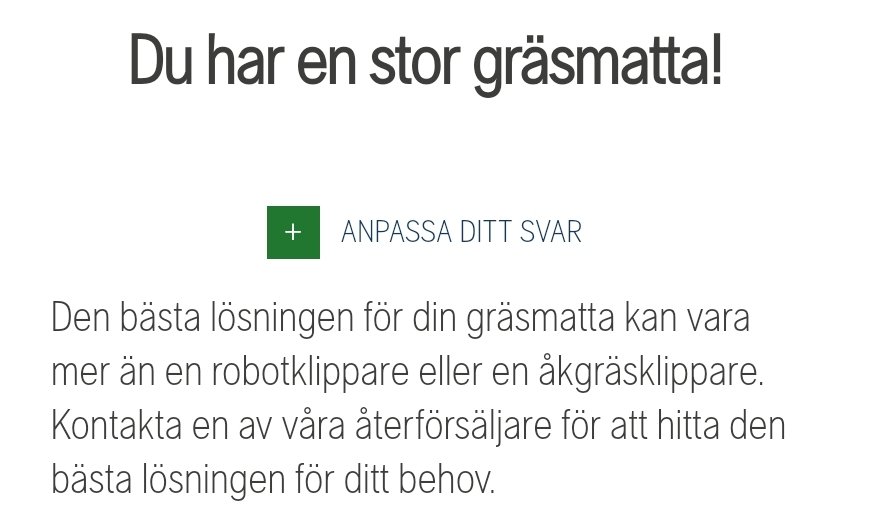 Irganox's tweet photo. @Cornubot Eeeh... ? 1000M² Är tydligen för stort för t.o.m. en åkgräsklippare. 🤣 https://t.co/yEVYLlMHhS