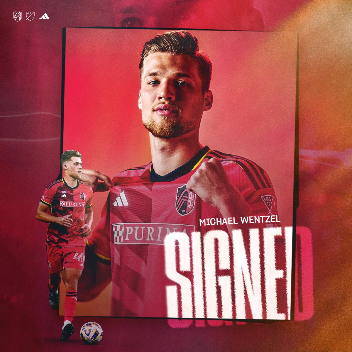 St Louis CITY SC (@stlcitysc) on Twitter photo Auf geht’s, Michael!
We’ve signed <a href="/STLCITY2/">St Louis CITY2</a> captain and defender Michael Wentzel to a first team contract through the end of 2024 with club options in 2025 and 2026 🇩🇪 #AllForCITY
✍️ stlcitysc.com/news/st-louis-… Auf geht’s, Michael!
We’ve signed <a href="/STLCITY2/">St Louis CITY2</a> captain and defender Michael Wentzel to a first team contract through the end of 2024 with club options in 2025 and 2026 🇩🇪 #AllForCITY
✍️ stlcitysc.com/news/st-louis-…