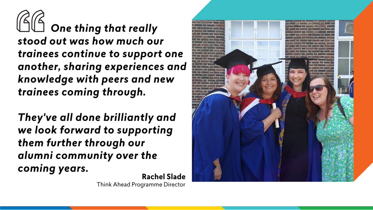 ThinkAheadMH's tweet image. 🥳🎓Congratulations to our 2021 cohort who recently graduated &amp;amp; are now qualified social workers with masters degrees!

We’re so proud of the hard work &amp;amp; dedication they’ve put into their training and studies with us.

Welcome to your new careers!

#ThinkAheadProgramme #MDXGrad