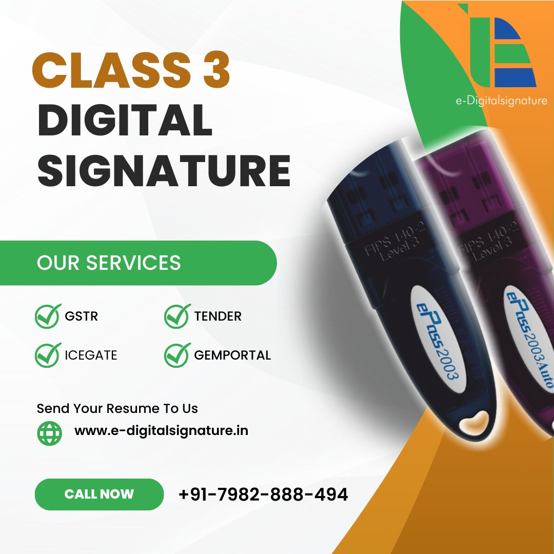 grepixit's tweet image. 🚀 Get Your Class 3 Digital Signature in Delhi! 🚀

Ensure secure online transactions with our trusted Class 3 Digital Signatures. Perfect for e-filing, GST filing, and more!
Contact us now!
+91-7982888494 | 9888178347

#DigitalSignature #Class3DSC #SecureTransactions #Delhi