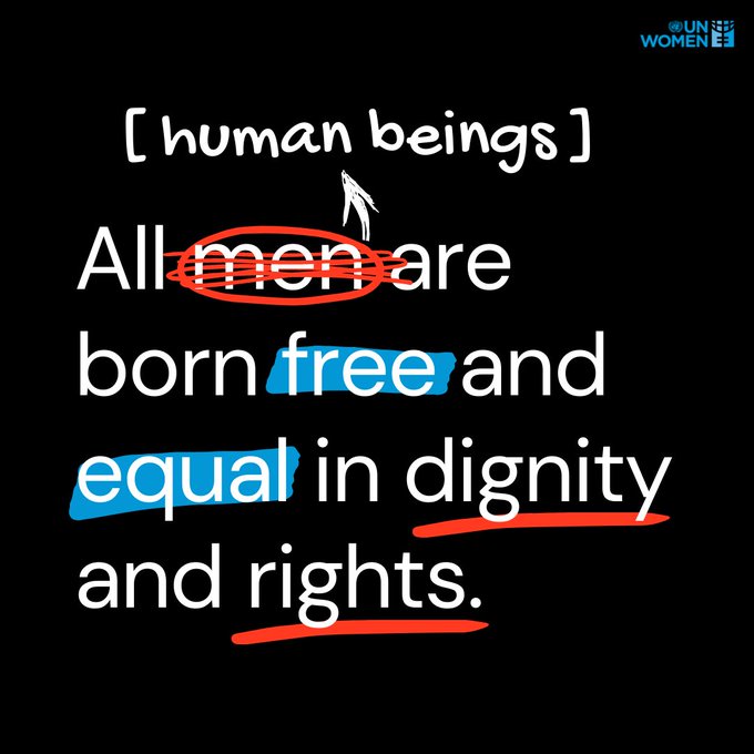 Today we remember Hansa Mehta, born #OnThisDay in 1897, a feminist leader, activist, and diplomat from India.

She succeeded in changing “All men are born free and equal” in Article 1 of the Universal Declaration of Human Rights to “All human beings are born free and equal."