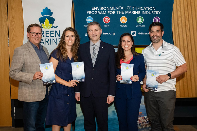 LogistecGroup's tweet image. Last month, the LOGISTEC team received official certification for its 27 terminals in North America, at #Greentech2024 event in Halifax. 

Le mois dernier, LOGISTEC a reçu la certification officielle de ses 27 terminaux en Amérique du Nord, lors de #Greentech2024 à Halifax.