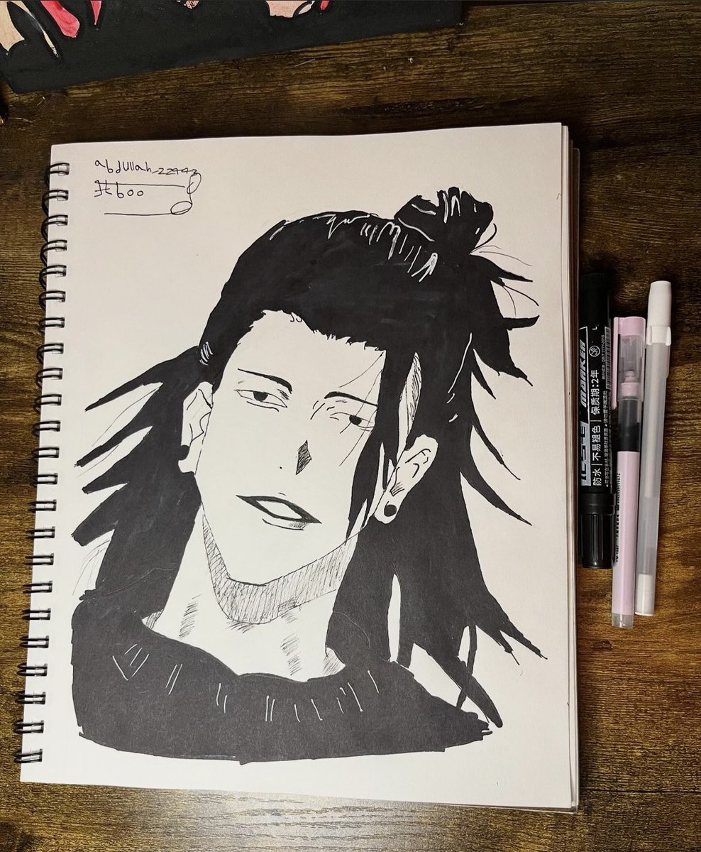 رسمتي #غيتو #جوجوتسو #انمي