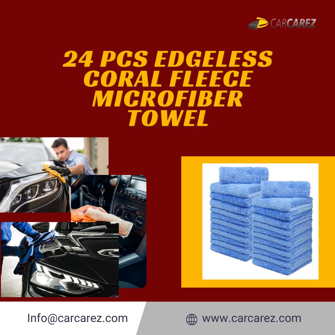 carcarez_usa's tweet image. Experience the ultimate in cleaning with our 24 Pcs Edgeless Coral Fleece Microfiber Towels! 🧼✨ Perfect for every surface, every time. 

#MicrofiberMagic
#MicrofiberTowels
#CleaningEssentials
#HomeCleaning