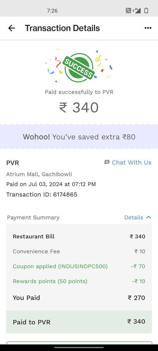 Great  to add the <a href="/_PVRCinemas/">P V R C i n e m a s</a>  to the <a href="/eazydiner/">EazyDiner</a> .

Thanks <a href="/KapilChopra72/">Kapil Chopra</a>  sir.🌞

Ps:
<a href="/imYadav31/">Gajender Yadav</a> bhai <a href="/iSatishAgarwal/">Satish Kumar Agarwal</a>  sir