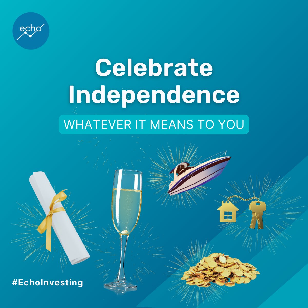 Happy Independence Day! Celebrate your journey to financial freedom with Echo. Every investment is backed by verified data for a secure future.

#FinancialFreedom #InvestWithConfidence #EchoInvesting