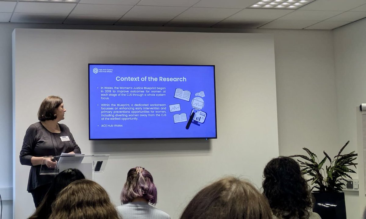 WISERDNews's tweet image. Women’s pathways to #offending; identifying opportunities for prevention and early intervention - @SamiaAddis, Ace Hub Wales #WISERD2024
