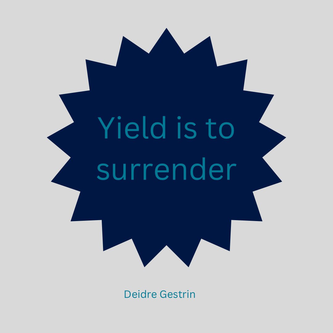 DGestrin's tweet photo. YIELD!
You can not become the person you desire if you don’t surrender in some ways.
Change comes with growth. Embrace it!
Let go of what is holding you back!
#growth #stressrelief #BurnoutRecovery #leadership https://t.co/uBTbDOK76J
