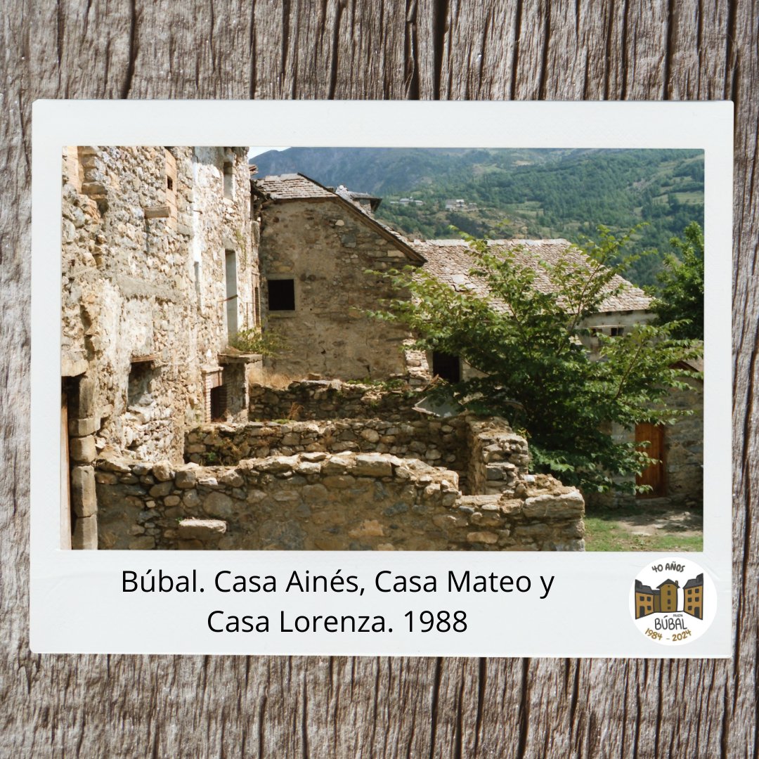 BubalPruepa's tweet photo. REHABILITACIÓN DE BÚBAL
#40añosPRUEPABúbal
#valledetena #pirineoaragonés #comarcaaltogállego #pueblosabandonados #PRUEPA #MEFPD #DGA https://t.co/h3zVler3sI