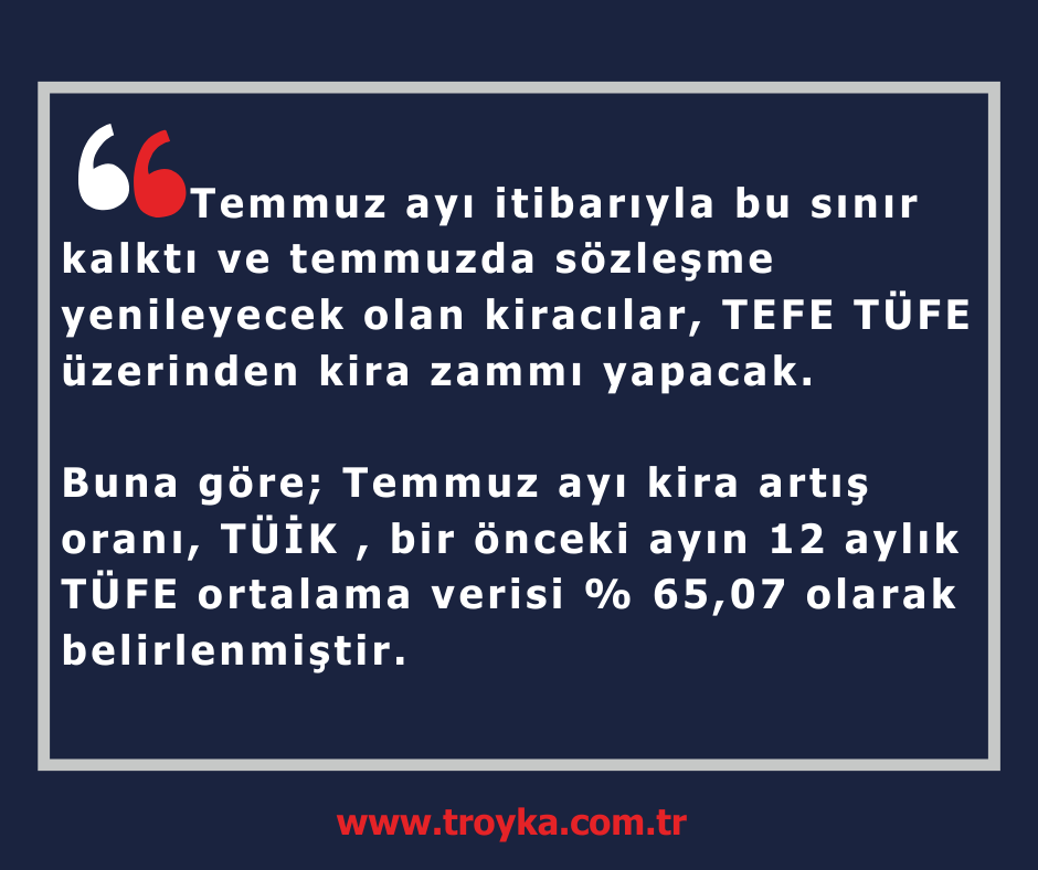 troykagyd's tweet photo. Temmuz ayı kira zammı oranı % 65,07 olarak belirlendi. #kirazammı #kiraartışoranı https://t.co/BCaOeVvNR3
