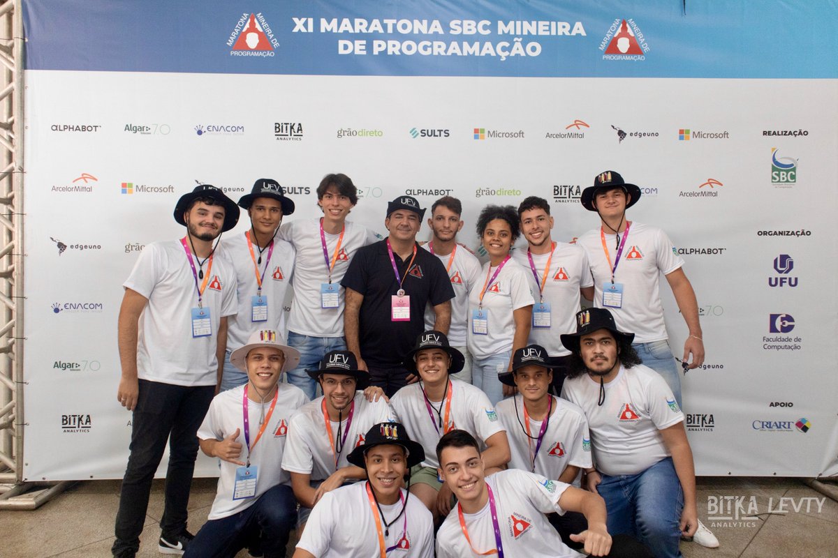 dpiufv's tweet photo. Estudantes do curso de Computação da UFV são premiados na XI Maratona Mineira de Programação! Os times conquistaram, pela segunda vez, uma medalha de ouro, além de uma de prata e uma de bronze. 👏🎉💯

Para mais informações, acesse:
https://t.co/kJ30HEWL8r https://t.co/qNw05X8AsW