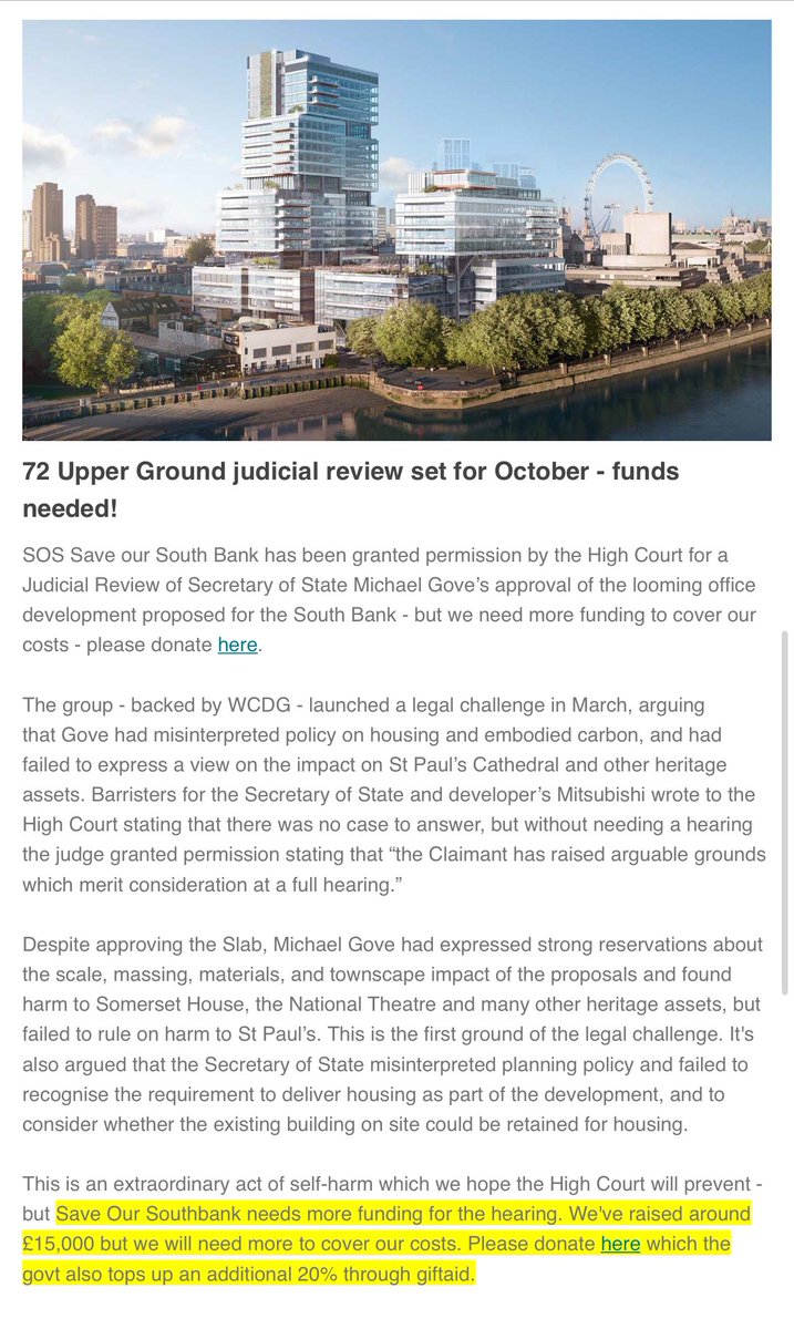 WCDG6's tweet image. The Future for the South Bank and the Vision of The Thames - join us Thursday 11/7 6.30pm-8.30pm Living Space, Coral St, Waterloo SE1 7BE