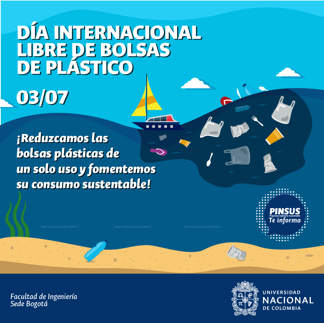 PinsusFIUN's tweet photo. 🌳Se estima que cada persona gasta unas 230 bolsas de plástico al año, lo que representa más de 500 billones de bolsas en el mundo🌳
En el Día Internacional Libre de Bolsas de Plástico te invitamos a saber más.
#DíaInternacionalLibredeBolsasdePlástico #PINSUSteInforma https://t.co/iLLgcJomhi