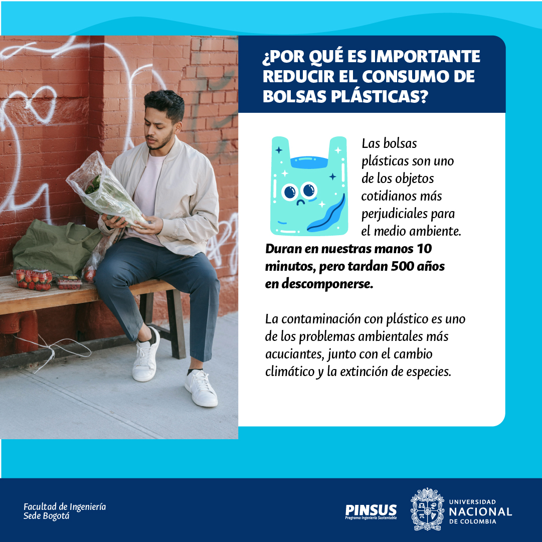 PinsusFIUN's tweet photo. 🌳Se estima que cada persona gasta unas 230 bolsas de plástico al año, lo que representa más de 500 billones de bolsas en el mundo🌳
En el Día Internacional Libre de Bolsas de Plástico te invitamos a saber más.
#DíaInternacionalLibredeBolsasdePlástico #PINSUSteInforma https://t.co/iLLgcJomhi