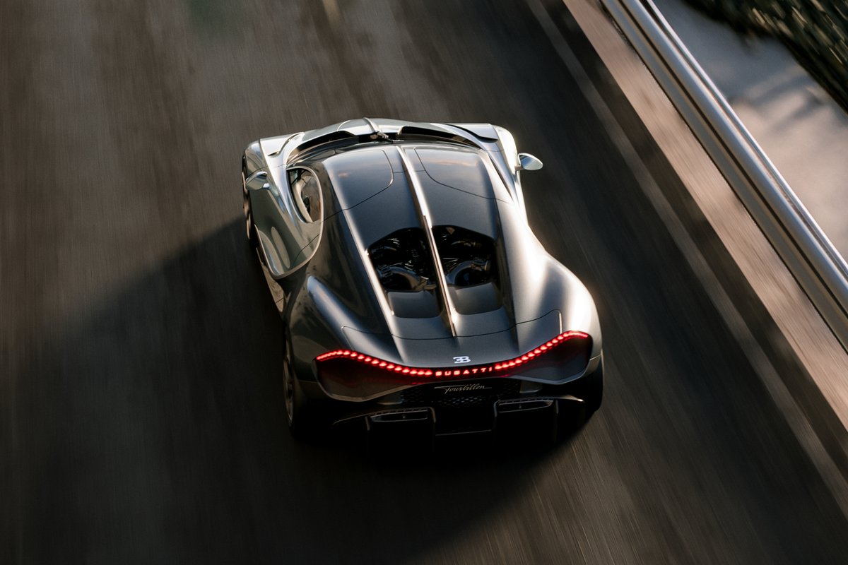 Bugatti's tweet photo. At the heart of the BUGATTI TOURBILLON is pure emotion. Its  naturally aspirated V16 with an awe-inspiring soundtrack and visceral 9,000rpm redline provides an unforgettable driving experience that will echo for   eternity.

#BUGATTI #BUGATTITourbillon #TOURBILLON
–
 https://t.co/q4VWMC2rVI
