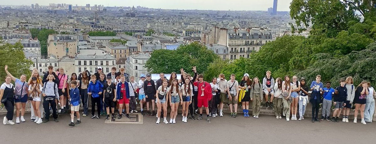 Our new Year 9 students seem to be having a great time on the Paris 2024 trip for Community Week! 

Students have been able to see the Basilique du Sacre- Coeur de Montmarte, the Louvre and have spent today at Disneyland. 

#woodbrookvale #paristrip2024 #aspireenjoysucceed
