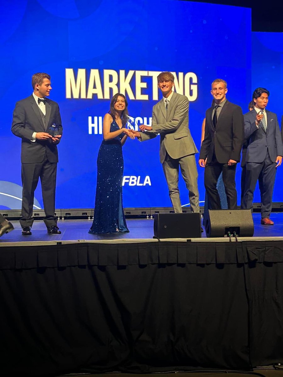 Proud to have received 7th in the nation in FBLA marketing
