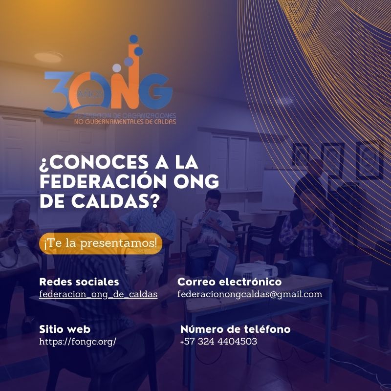 fedeongcaldas's tweet photo. ¡Te damos la bienvenida a la Fed ONG de Caldas Generar alianzas y trabajar en comunidad con nuestros federados y junto con otros miembros y actores nos pone en camino de promover el mejoramiento de las organizaciones de carácter social, así como las comunidades, en la región. https://t.co/zVswtOvifl