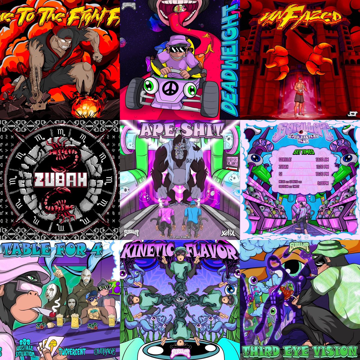 35 Trips Around the Sun Today 🔥

Going down memory lane on all the amazing artistic opportunities I had this year. 

Shoutout to the bosses <a href="/GorillaT_/">tate:)❤️🌈</a> <a href="/Zubahatl/">🗡ZUBAH🗡</a> and <a href="/sjmvsic/">SJ</a> for trusting me in my art 🥹 I am forever grateful for you guys and love you all so much🖤