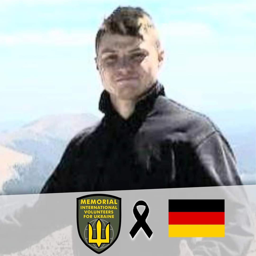 Our Beloved German Brother Patrick Partetzke, who had been serving in Ukraine as a Volunteer succumbed on the Battlefield.

Honor, Glory and Gratitude To Our Brother.
2023!