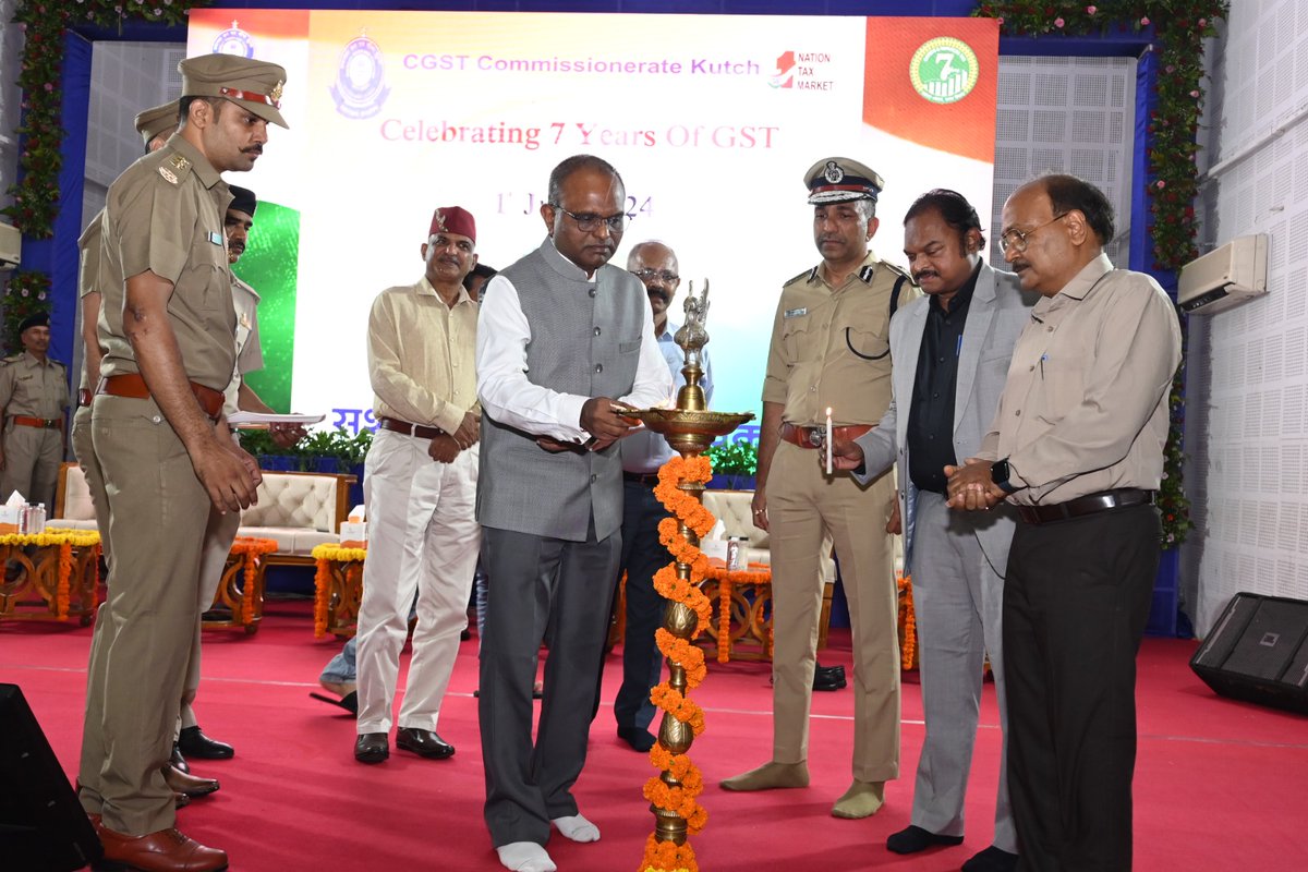 CGST Kutch Commissionerate announces the second highest GST revenue collection of Rs. 355 Crores for the month of June-2024, resulting in absolute growth of Rs. 133.50 Crores at a growth rate of 60.28% compared to June 2023 revenue of Rs. 221.45 Crores.