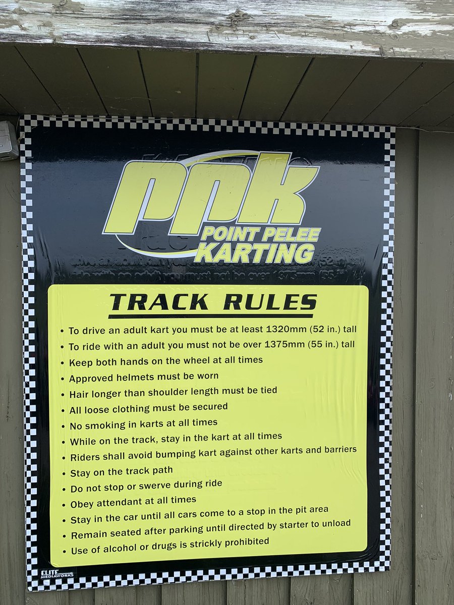 CstRenaud's tweet photo. ‘Can’t’ believe it’s already day 2 of #CampBrombal and today the campers are enjoying ‘Point Pelee Karting (A long time sponsor!). I’ll try to update our activities as they occur.  THANKS to our corporate &amp; community sponsors for making year #22 #Thebestcampever https://t.co/0L9W4vMyrU