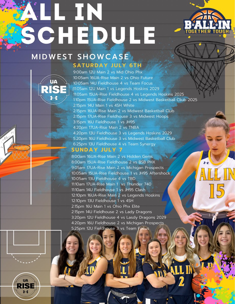 ALL IN ๐ (@allnhoops) on Twitter photo Time to go ALL IN #TogetherTough this weekend in the <a href="/gbabasketball/">Girls Basketball Association / GBA</a> <a href="/CertifiedBball/">Certified Basketball</a> Midwest Showcase Time to go ALL IN #TogetherTough this weekend in the <a href="/gbabasketball/">Girls Basketball Association / GBA</a> <a href="/CertifiedBball/">Certified Basketball</a> Midwest Showcase