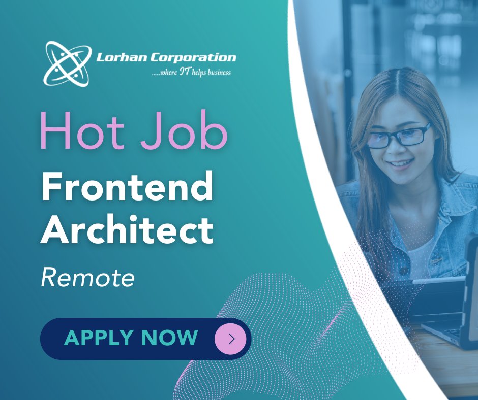 lorhancorp's tweet image. Lorhan Corporation is looking for a Frontend Architect, remote! Interested? Reach out to shiva@lorhancorp.com or call 908-448-0645 to apply. bit.ly/4buAhYl 

#jobopening #frontendarchitect #techjobs #careeropportunity #webdevelopment #uiuxdesign #frontendtesting